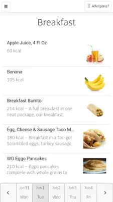 Web Menus android App screenshot 1